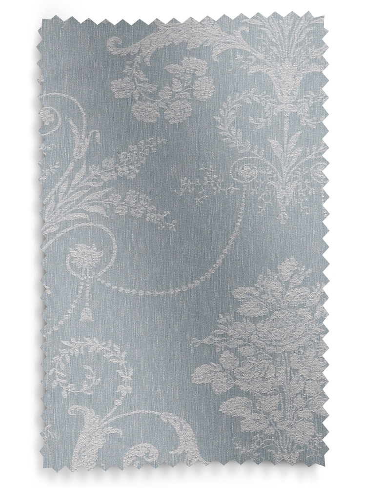 Laura Ashley Blue Josette Woven Made To Measure Roman Blind - Image 5 of 5