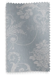Laura Ashley Blue Josette Woven Made To Measure Roman Blind - Image 6 of 6