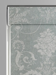 Laura Ashley Grey Josette Woven Made To Measure Roman Blind - Image 3 of 6
