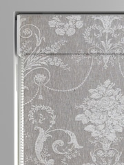 Laura Ashley Grey Josette Woven Made To Measure Roman Blind - Image 4 of 6