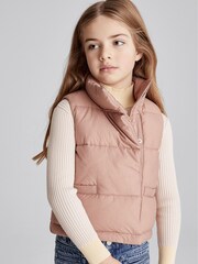 Reiss Pink Elsie Junior Puffer Gilet - Image 4 of 6