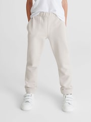 Reiss Dark Ecru Ali Oversized Garment Dye Joggers - Image 3 of 6