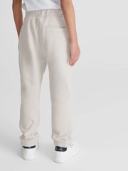 Reiss Dark Ecru Ali Oversized Garment Dye Joggers - Image 5 of 6
