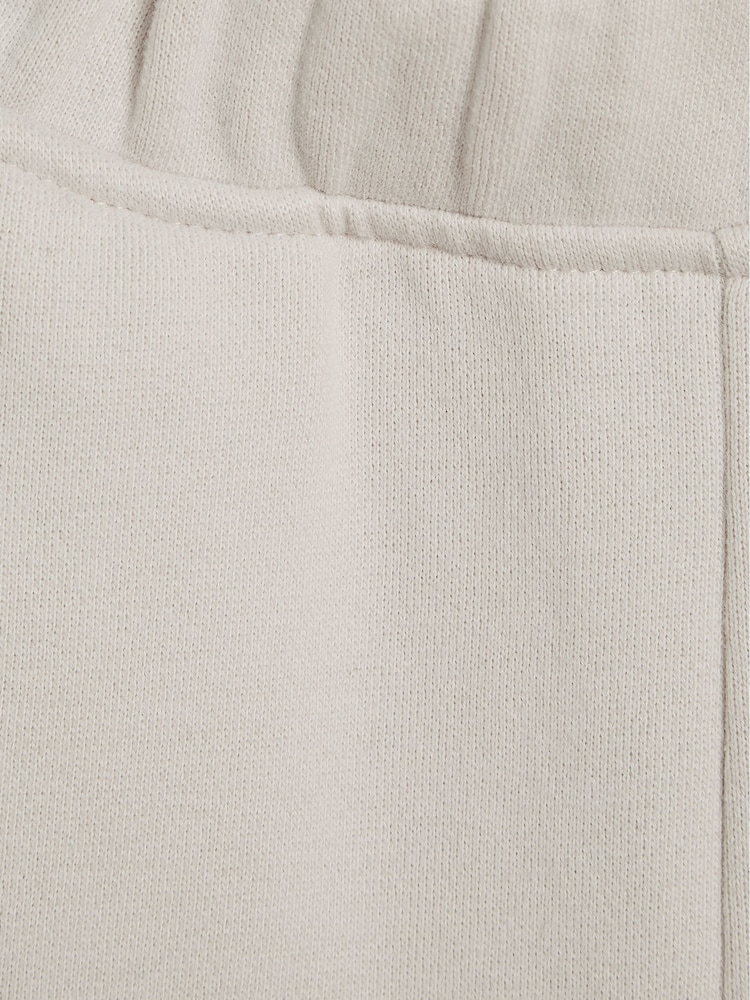 Reiss Dark Ecru Ali Oversized Garment Dye Joggers - Image 6 of 6