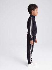 Reiss Navy Law Junior Half Zip Funnel Neck Jumper - Image 4 of 6