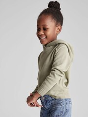Reiss Sage Bella Jr Wool Cashmere Blend Hoodie - Image 3 of 7