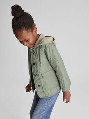 Reiss Sage Bella Jr Wool Cashmere Blend Hoodie - Image 4 of 7