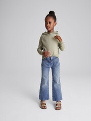 Reiss Sage Bella Jr Wool Cashmere Blend Hoodie - Image 6 of 7