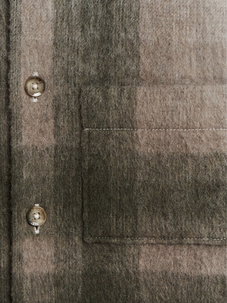 Reiss Sage Bullet Junior Brushed Check Overshirt - Image 6 of 6