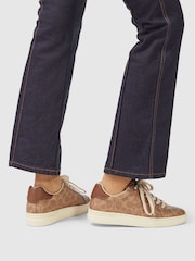 Coach Lowline Jacquard Print Trainers - Image 4 of 4