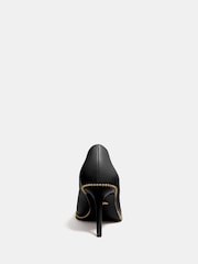 Coach Waverly Leather Pointed Court Shoes - Image 3 of 5