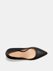 Coach Waverly Leather Pointed Court Shoes - Image 4 of 5