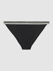 Reiss Black Faith Fixed Side Bikini Briefs - Image 2 of 5