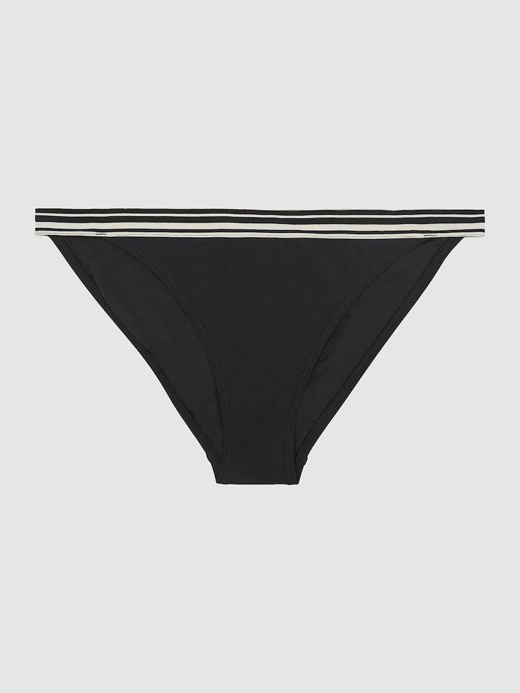 Reiss Black Faith Fixed Side Bikini Briefs - Image 2 of 5