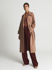 Reiss Rose Felo Belted Blindseam Coat - Image 1 of 6