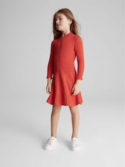 Reiss Pink Jodie Junior Relaxed Knitted Dress - Image 3 of 5