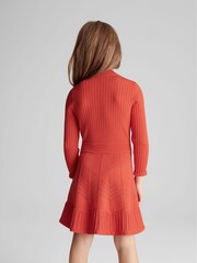 Reiss Pink Jodie Junior Relaxed Knitted Dress - Image 5 of 5