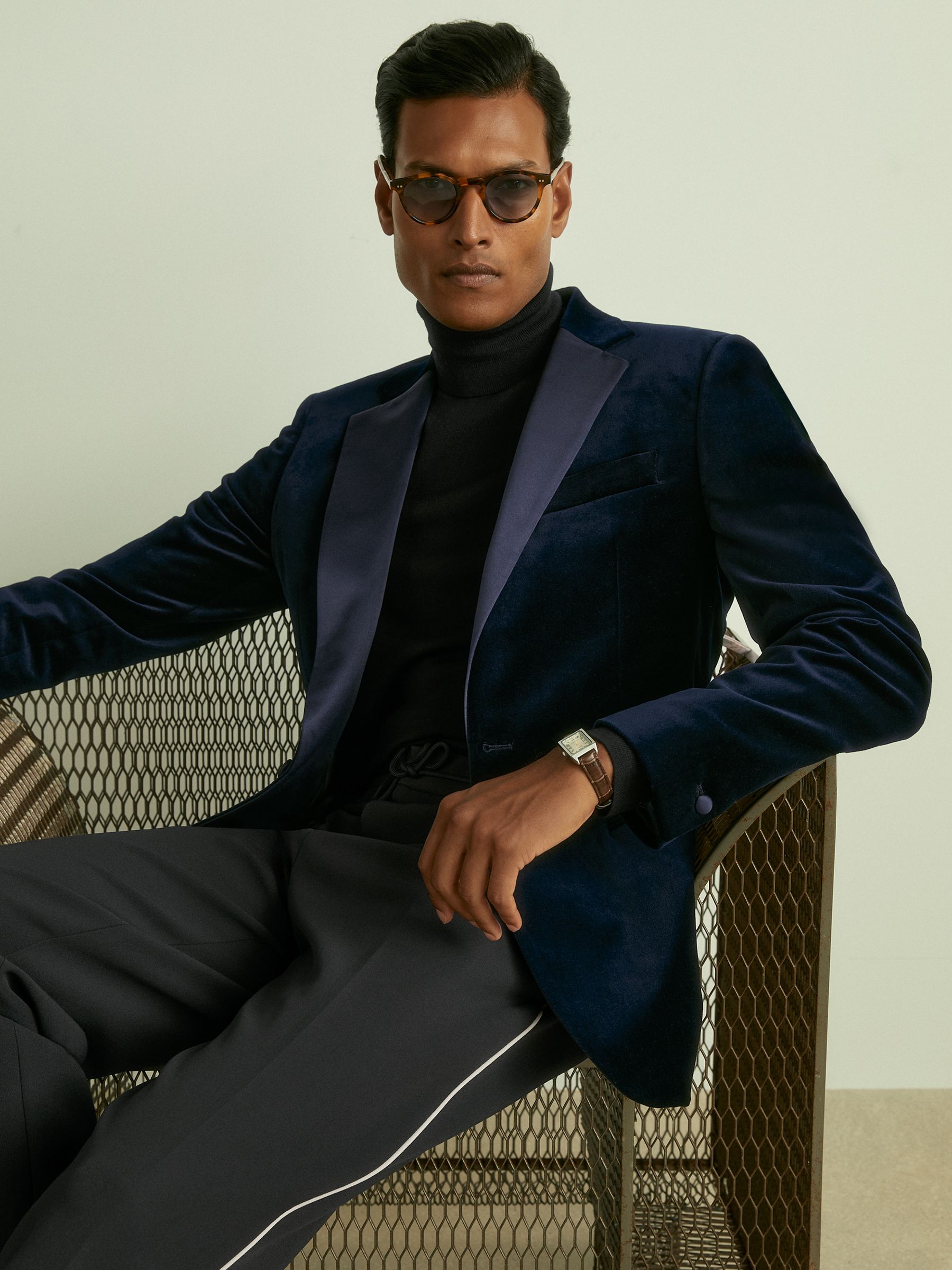 Reiss velvet jacket on sale