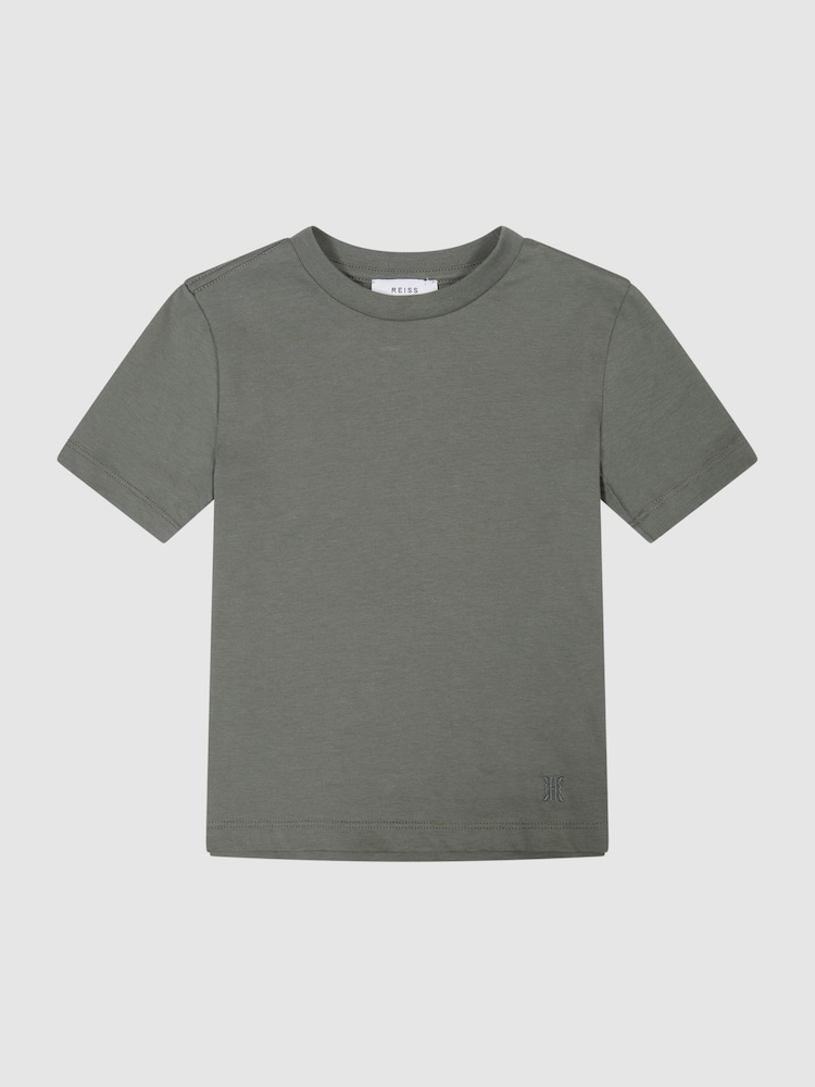 Reiss Sage Bless Crew Neck T-shirt - Image 2 of 6 Reiss Sage Bless Crew Neck T-shirt - Image 2 of 6