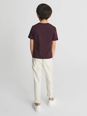Burdeos - Camiseta con cuello redondo Bless de Reiss - Imagen 1 de 6