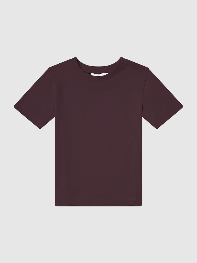 Burdeos - Camiseta con cuello redondo Bless de Reiss - Imagen 6 de 6