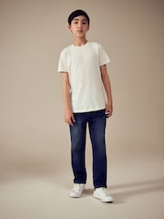 Indigoblau - Stretch-Jeans mit elastischem Bund (3 – 16 Jahre) - Bild 2 von 4