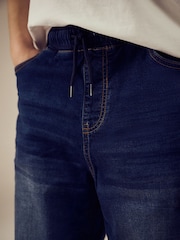 Indigoblau - Stretch-Jeans mit elastischem Bund (3 – 16 Jahre) - Bild 4 von 4