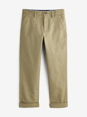 Neutral Regular Fit Next Stretch Chino Trousers (3-17yrs) - Image 2 of 3