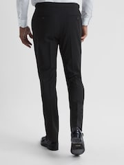 Reiss Black Hope Modern Fit Travel Trousers - Image 5 of 5
