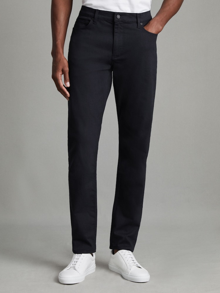 Reiss Blue Deep Stay-Blue Slim Fit Jeans - Image 1 of 6