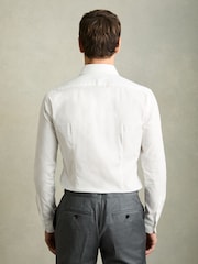 Белый - Приталенная хлопковая рубашка Blend Reiss Kiana - Изображение 4 из 8