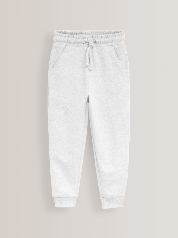Pink/Grey/Black 3 Pack Soft Jersey Regular Fit Joggers (3-16yrs) - Image 5 of 6