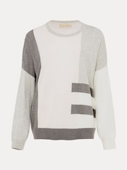 Phase Eight Pink Melisse Colourblock Stripe Jumper - Image 5 of 6