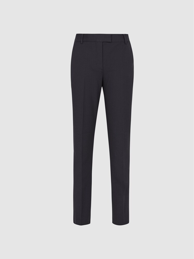 Reiss Navy Joanne Cropped Tailored Trousers - Image 2 of 5