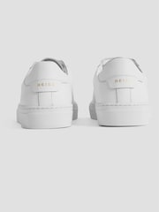 Reiss White Finley Leather Trainers - Image 4 of 6