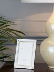Laura Ashley Chrome Oakford Nickel Plated With Mother Of Pearl Picture Frame - Image 1 of 5