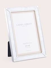 Laura Ashley Chrome Oakford Nickel Plated With Mother Of Pearl Picture Frame - Image 2 of 5