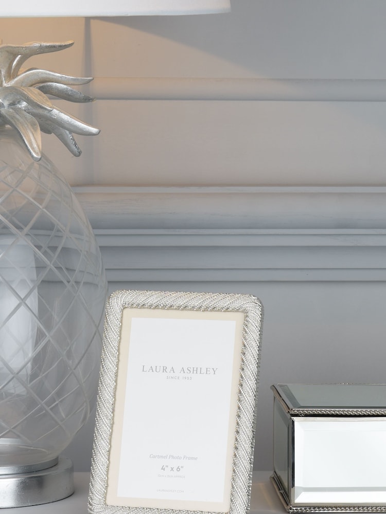 Laura Ashley Silver Cartmel Silver Plated Picture Frame - Image 1 of 5
