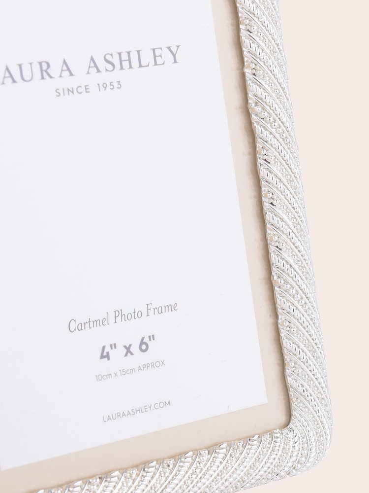 Laura Ashley Silver Cartmel Silver Plated Picture Frame - Image 5 of 5