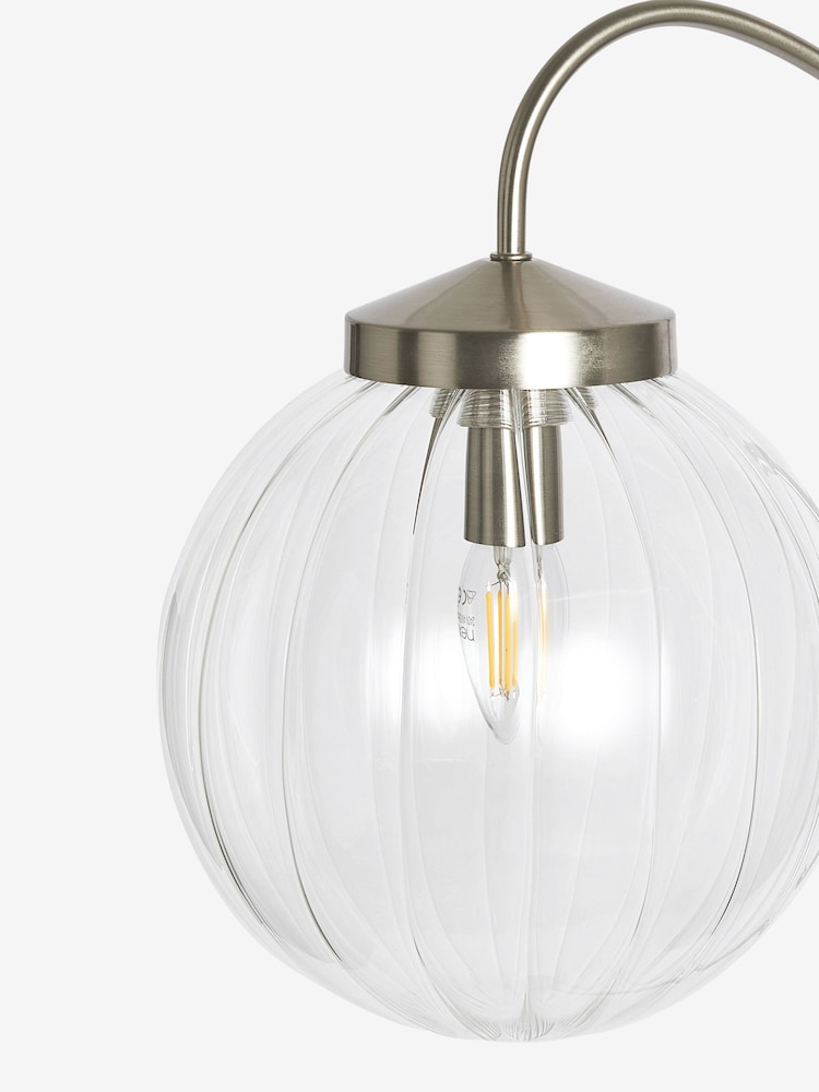 Brushed Chrome Bourton Floor Lamp - Image 8 of 8