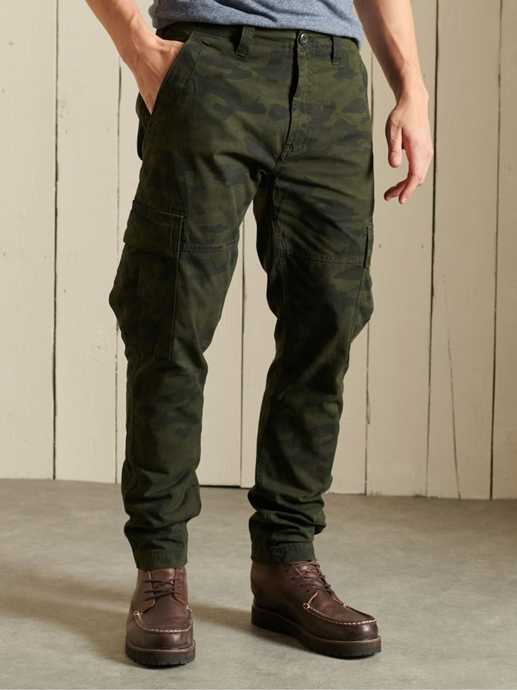 Superdry Camouflage Core Cargo Utility Trousers - Image 1 of 6