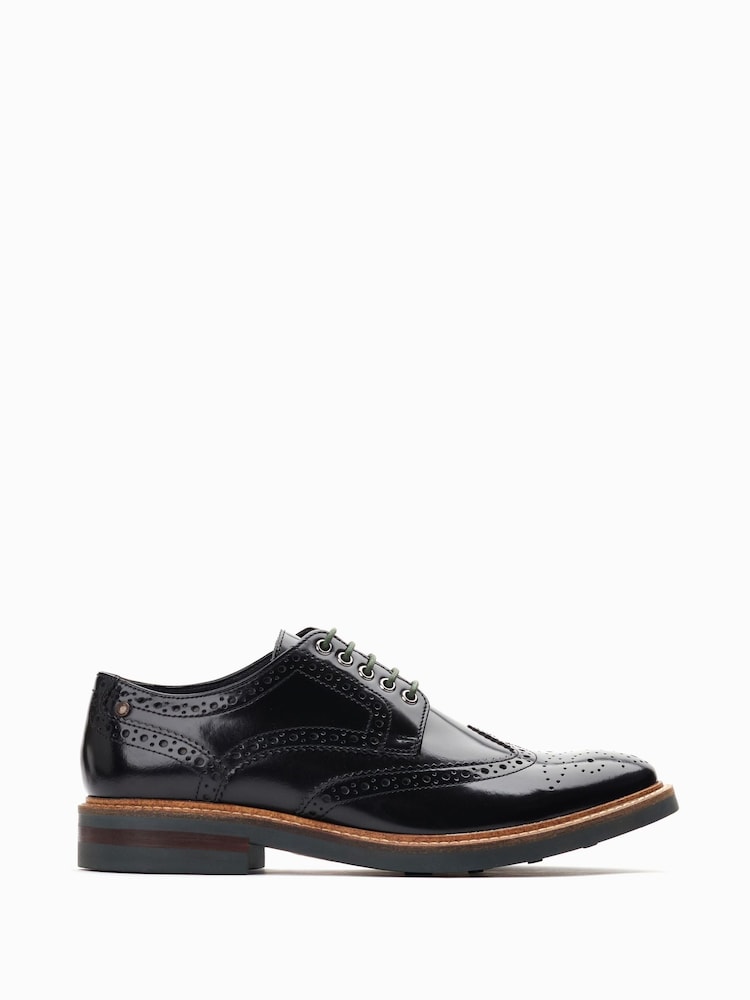 Base London Woburn Lace Up Brogue Shoes - Image 1 of 6