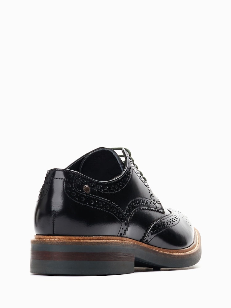 Base London Woburn Lace Up Brogue Shoes - Image 2 of 6