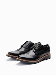 Base London Woburn Lace Up Brogue Shoes - Image 3 of 6