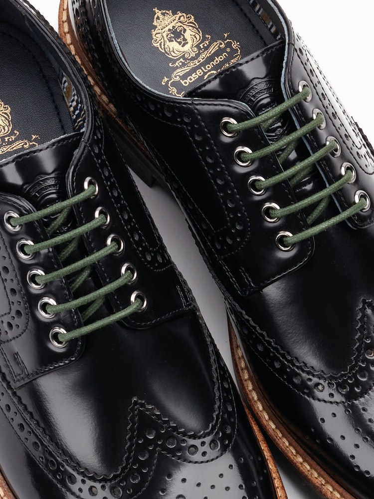 Base London Woburn Lace Up Brogue Shoes - Image 6 of 6