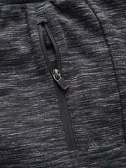 Black Marl Jersey Shorts With Zip Pockets - Image 7 of 7