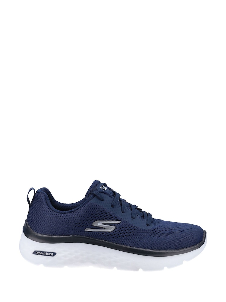 Skechers Blue GOwalk Hyper Burst Womens Shoes - Image 1 of 4