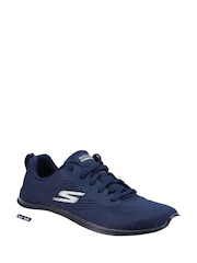 Skechers Blue GOwalk Hyper Burst Womens Shoes - Image 3 of 4