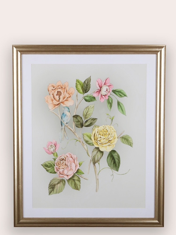 Laura Ashley Green Roisin Framed Wall Art - Image 2 of 5