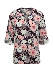 Spirit Blue Floral Overhead Shirt - Image 2 of 4